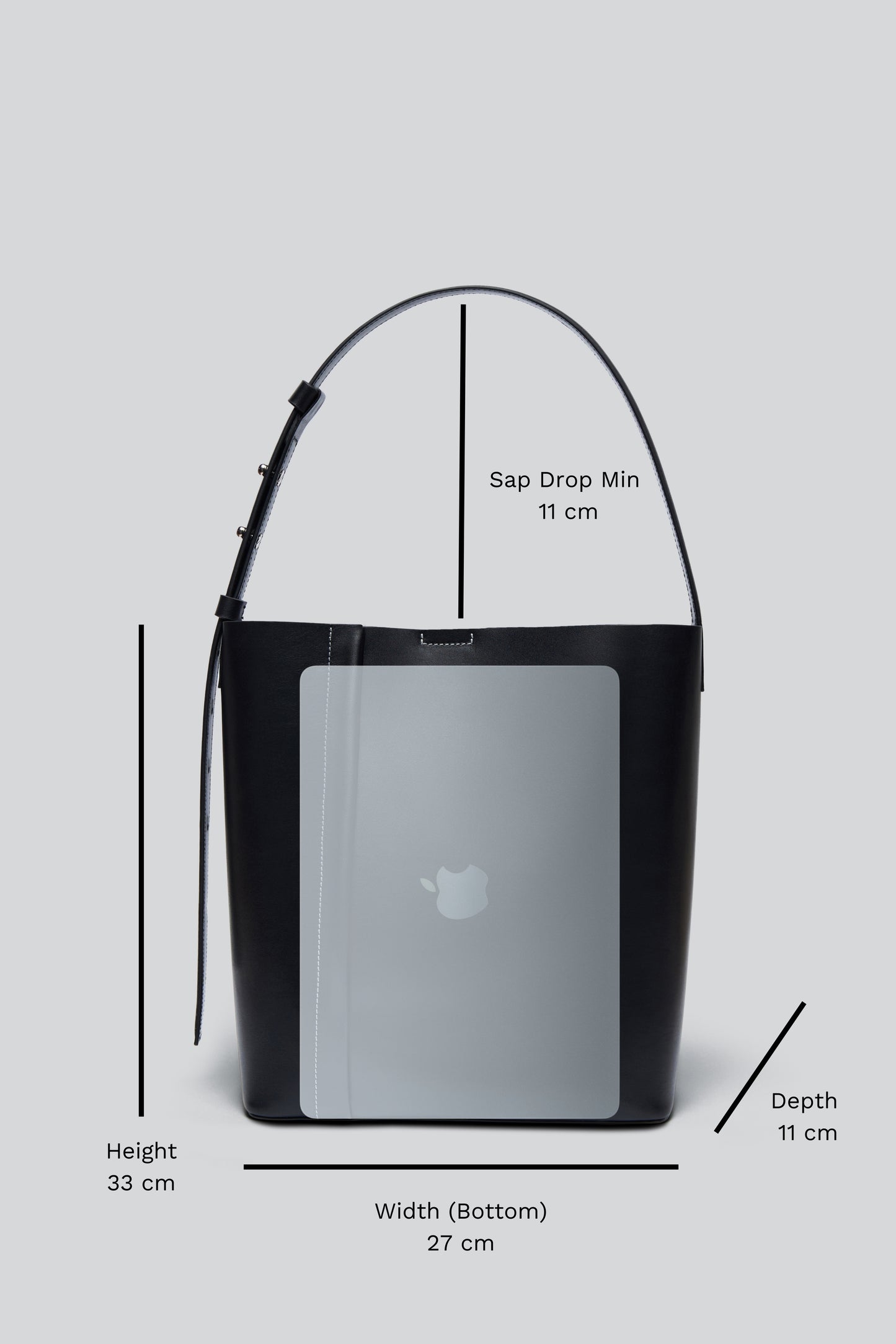 THE LARGE TOTE PLISSÉ BLACK