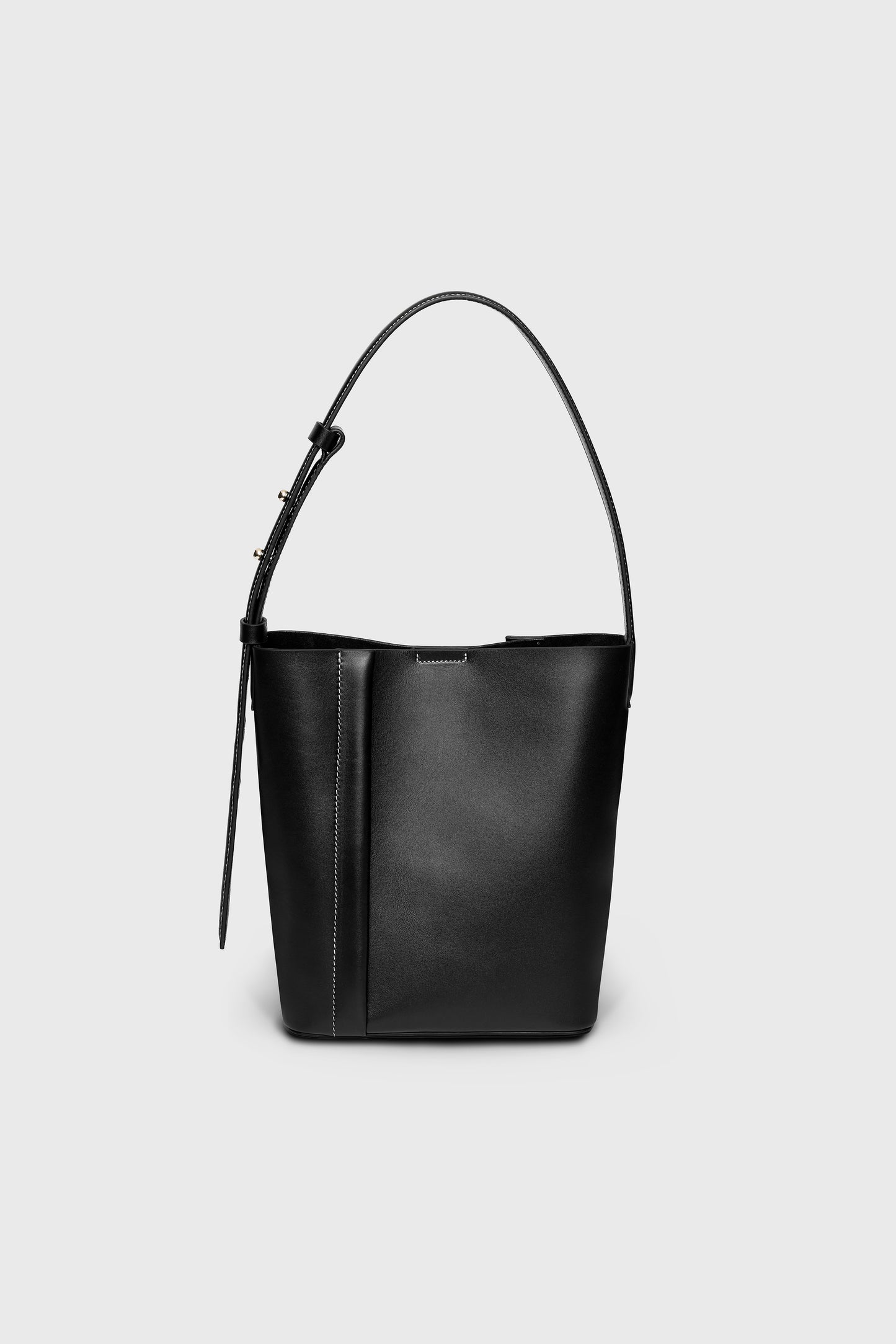 THE MEDIUM TOTE PLISSÉ BLACK
